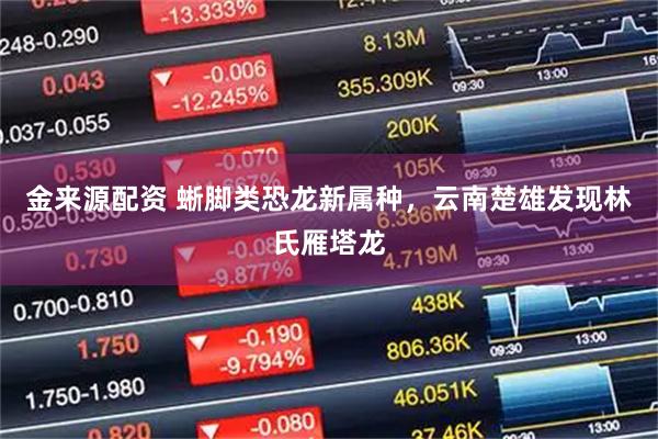 金来源配资 蜥脚类恐龙新属种，云南楚雄发现林氏雁塔龙